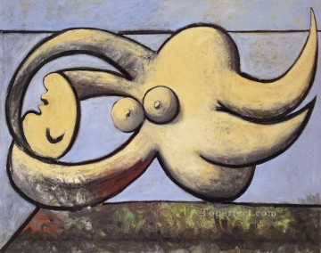 パブロ・ピカソ Painting - 横たわる裸の女性 1932 年キュビスト パブロ・ピカソ